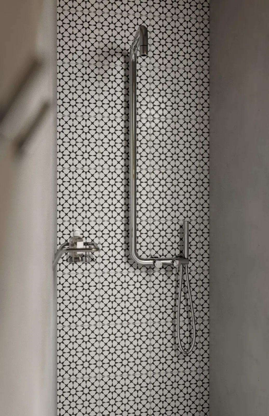 SILIA - Душевая колонна, со смесителем для душа - хром