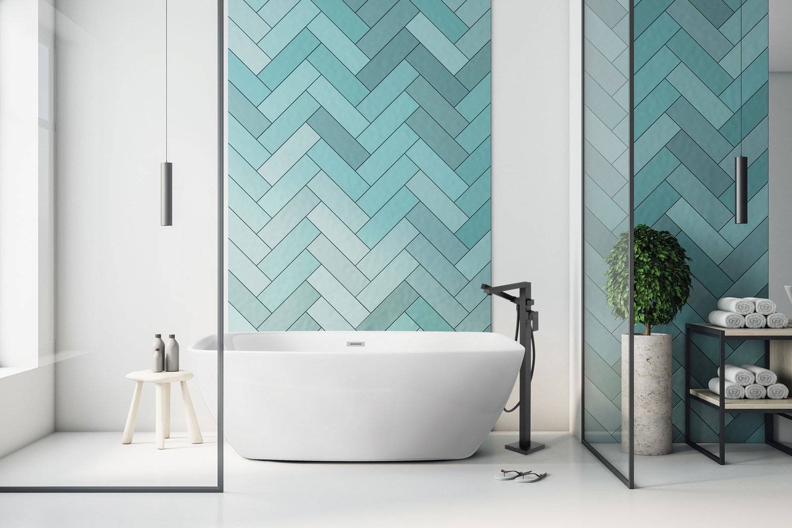 ANEMON - Акриловая ванна, отдельностоящая, прямоугольная - 150 см - белый