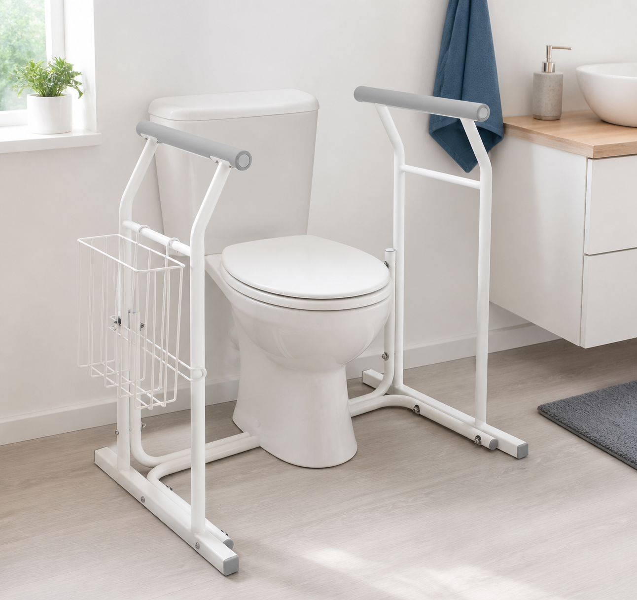 RIDDER HANDICAP Supporting Mobile Toilet Frame