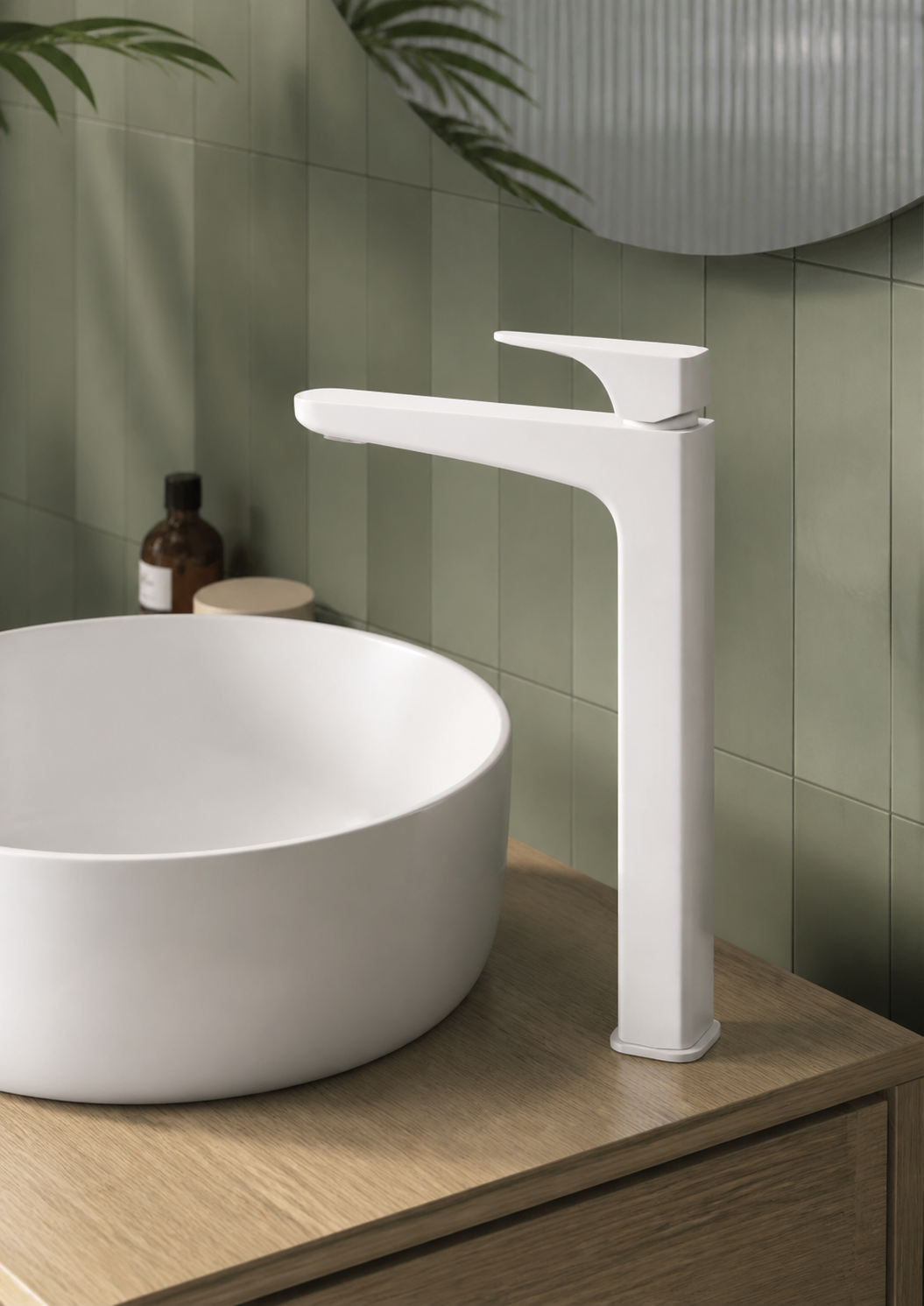 Высокий смеситель для раковины Deante Hiacynt BQH_A20N, Bianco