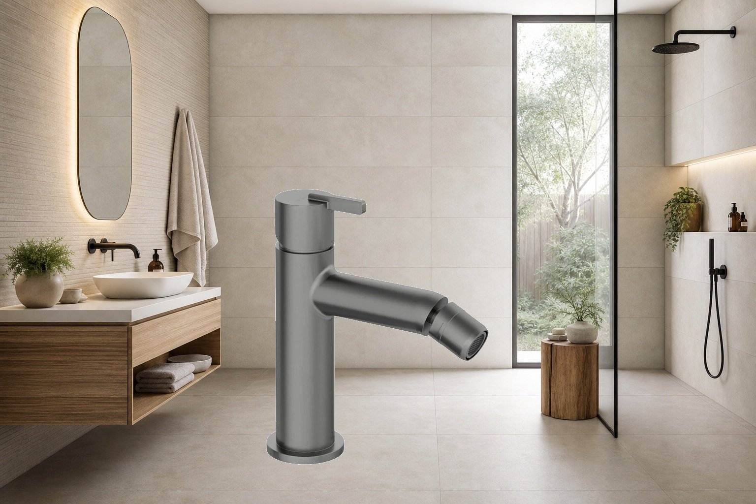AI-assisted environment illustration; exact product image preserved