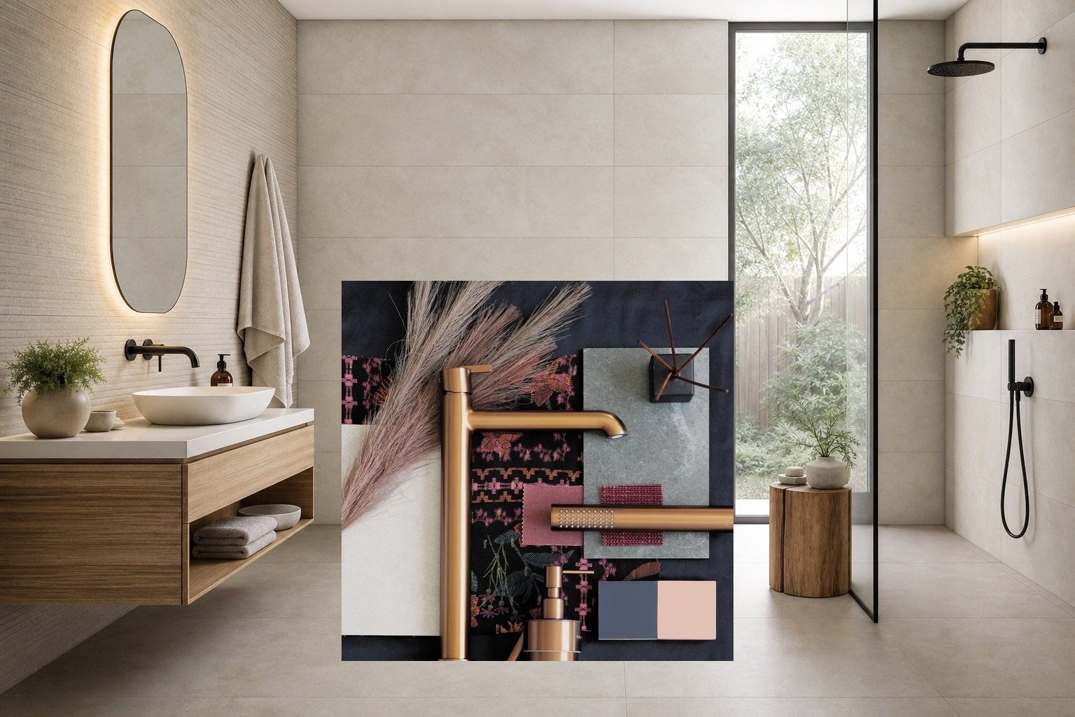 AI-assisted environment illustration; exact product image preserved