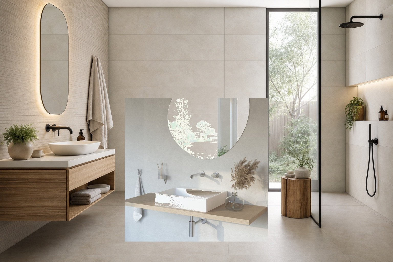 AI-assisted environment illustration; exact product image preserved