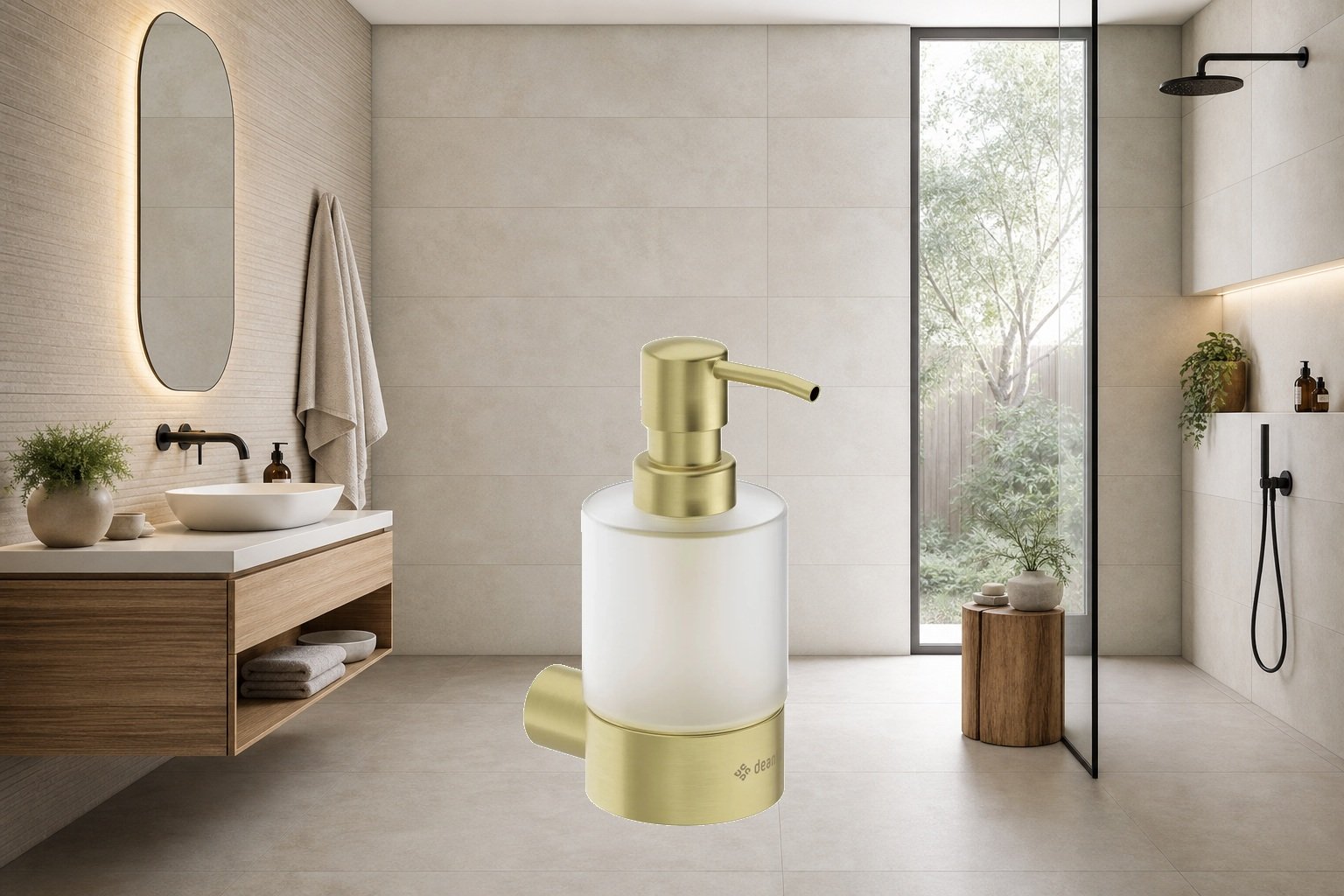AI-assisted environment illustration; exact product image preserved