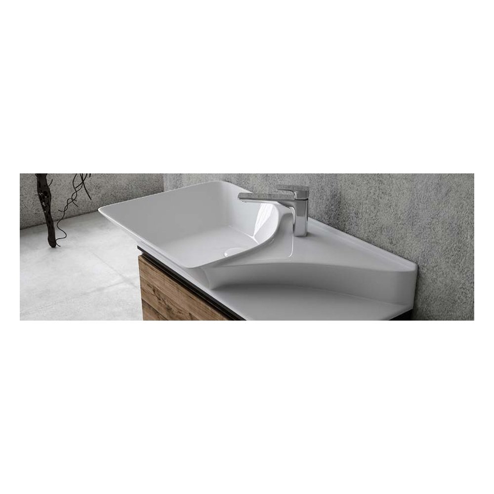 Sanovit Lucco Poise-X Раковина TOP COUNTER 80 см, белая