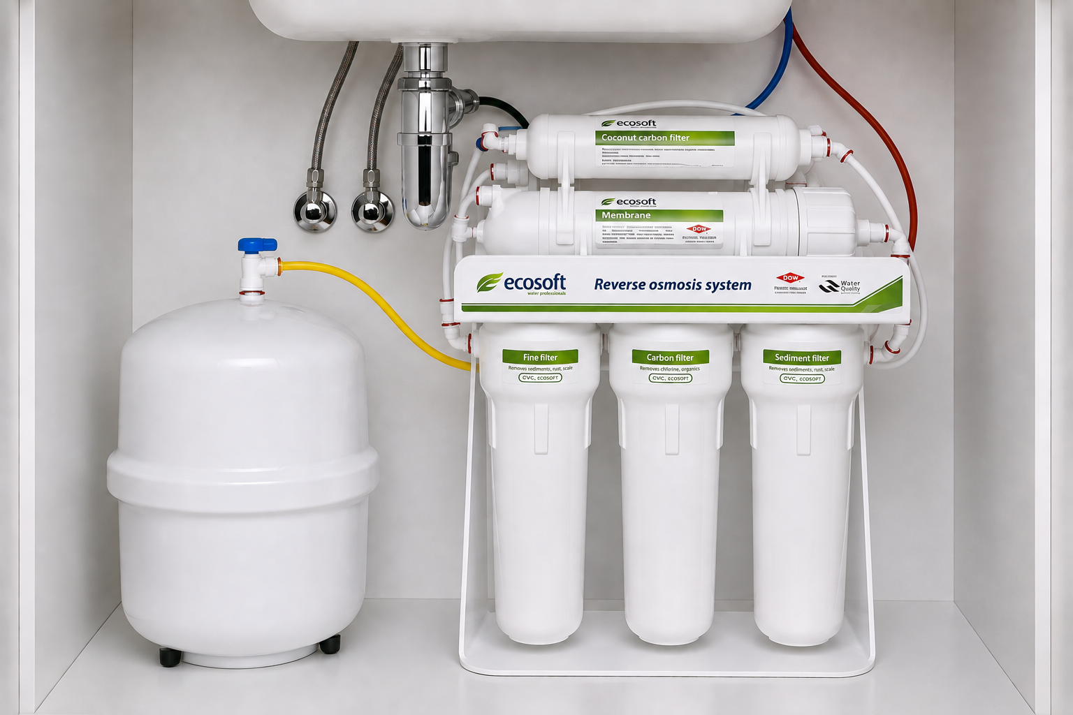 Фильтр обратного осмоса Ecosoft Absolute 6-75M с минерализатором MO675MECO