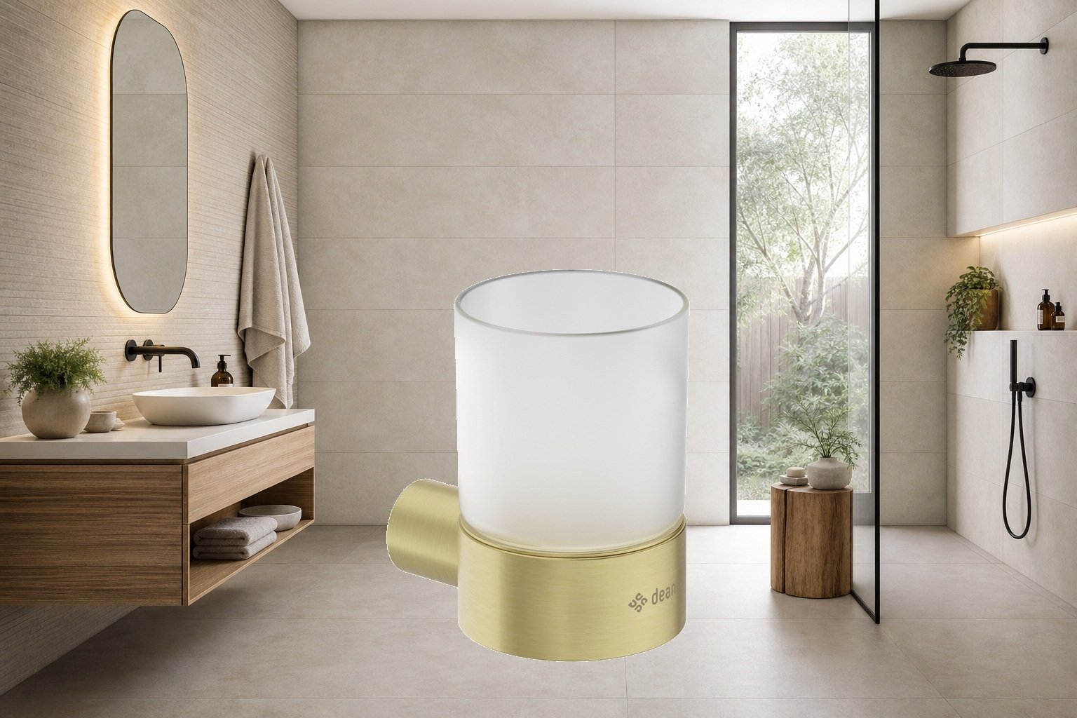 AI-assisted environment illustration; exact product image preserved