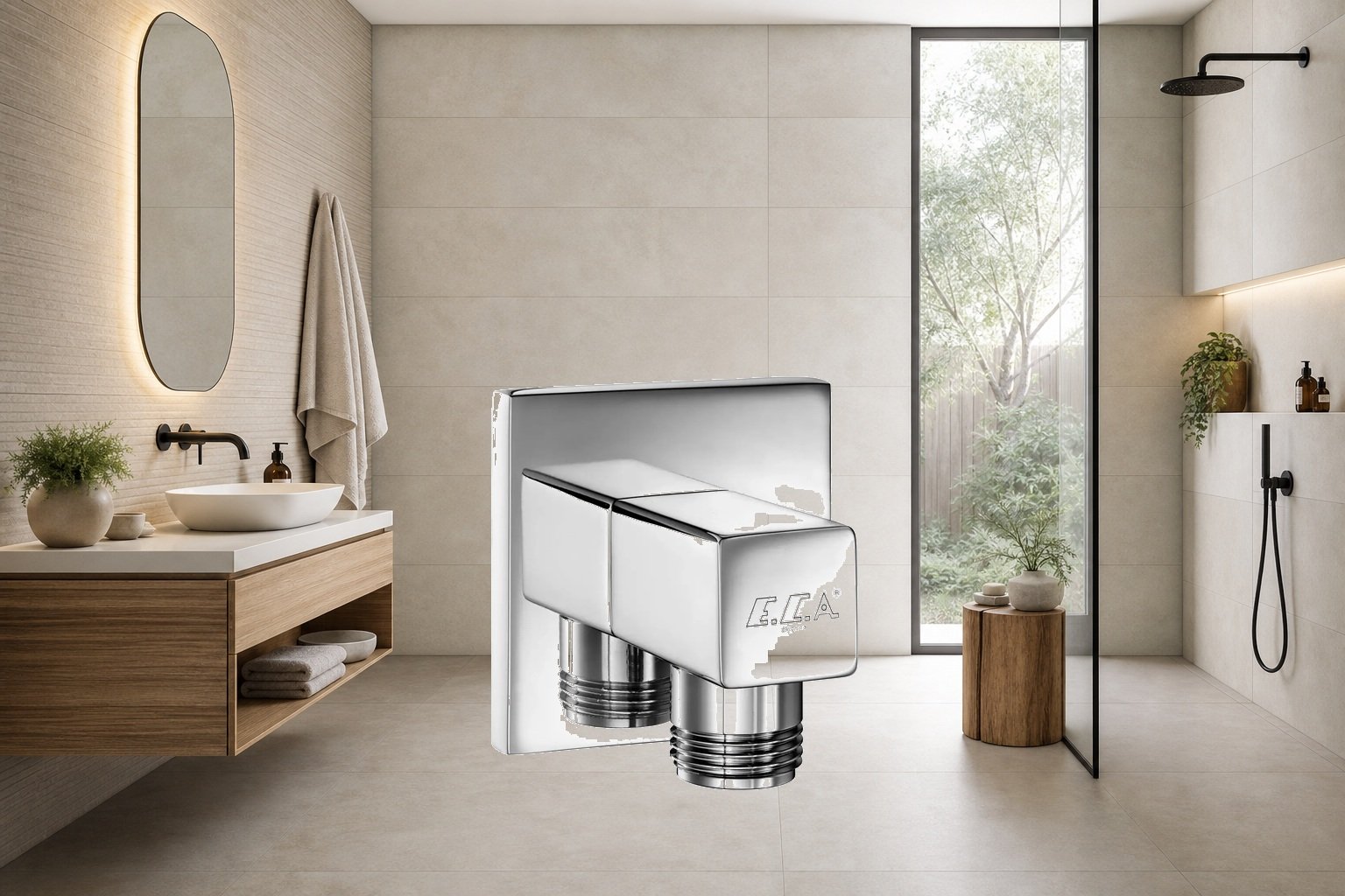 AI-assisted environment illustration; exact product image preserved