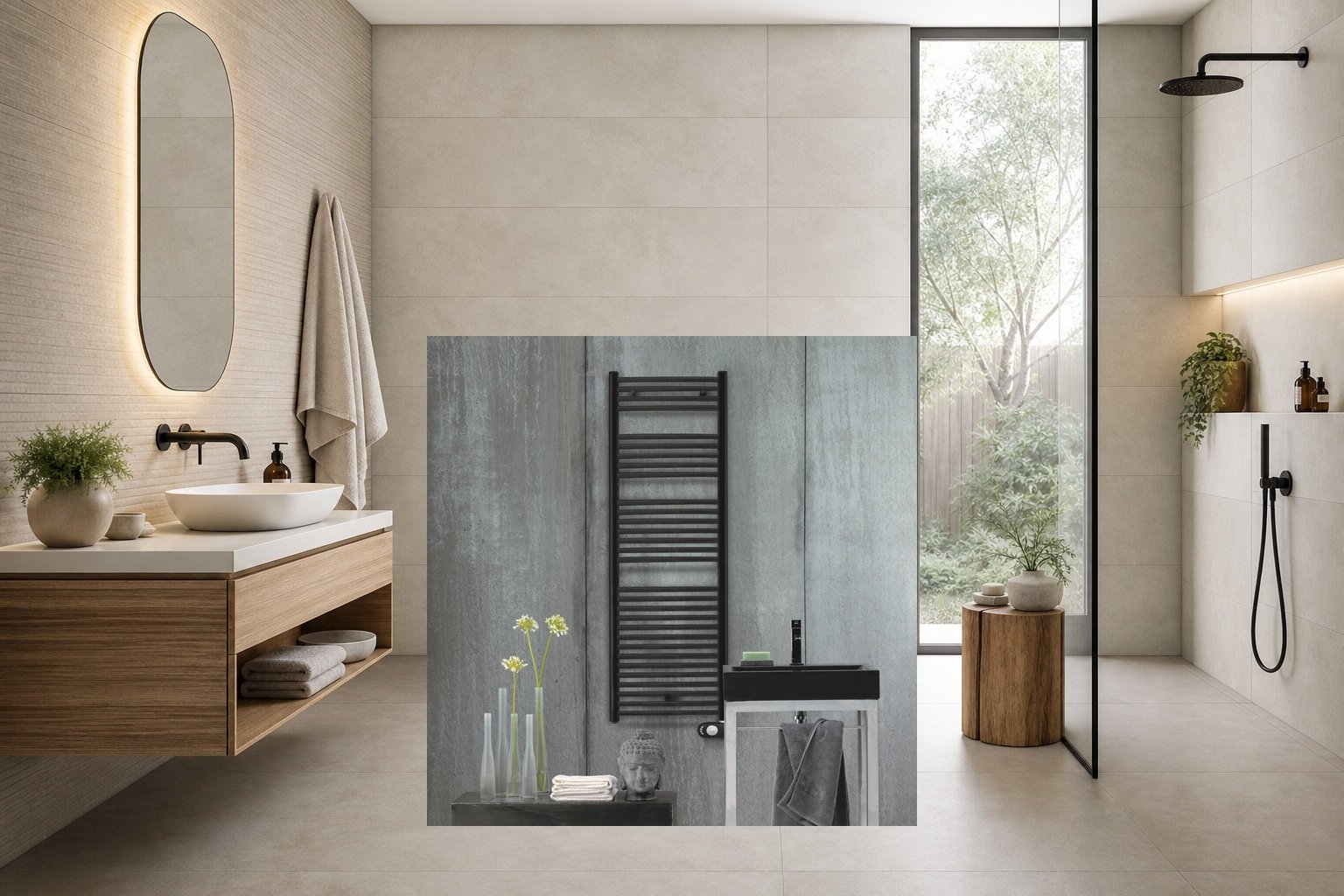 AI-assisted environment illustration; exact product image preserved