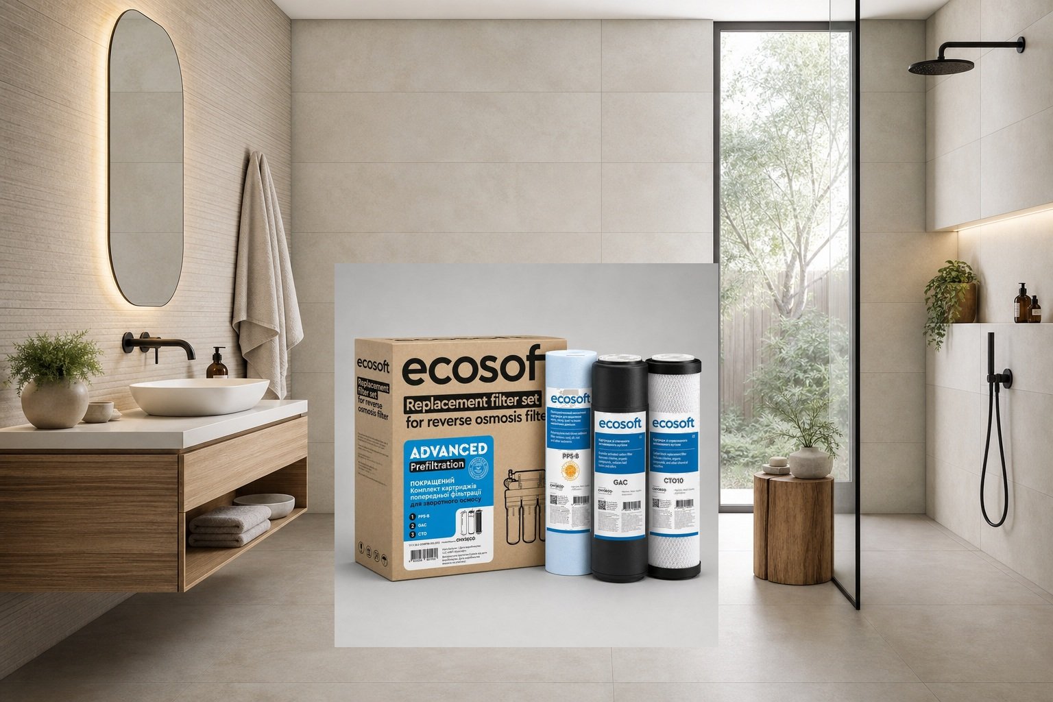 AI-assisted environment illustration; exact product image preserved
