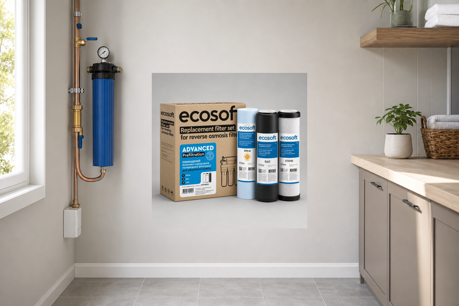 AI-assisted environment illustration; primary product image preserved
