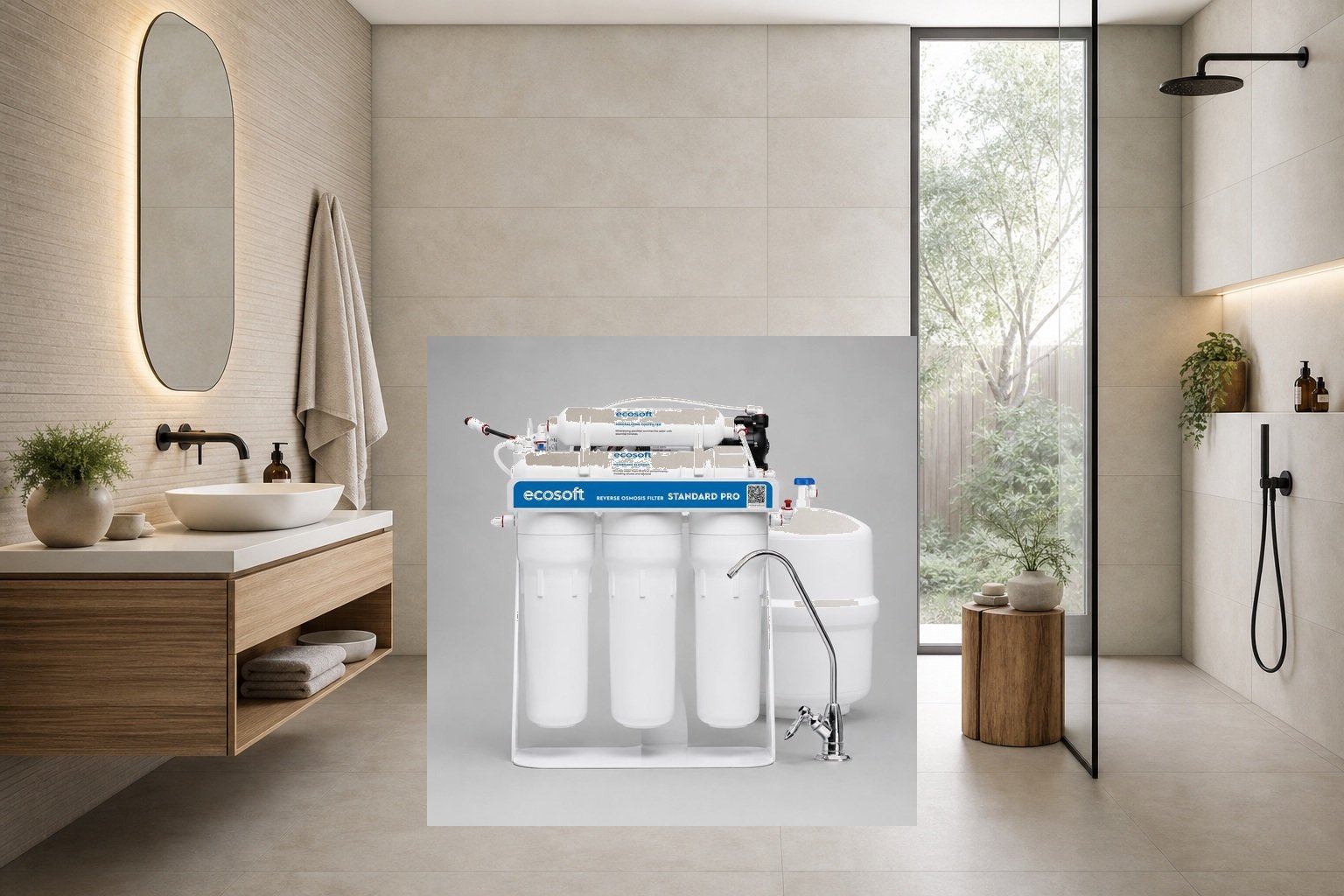 AI-assisted environment illustration; exact product image preserved