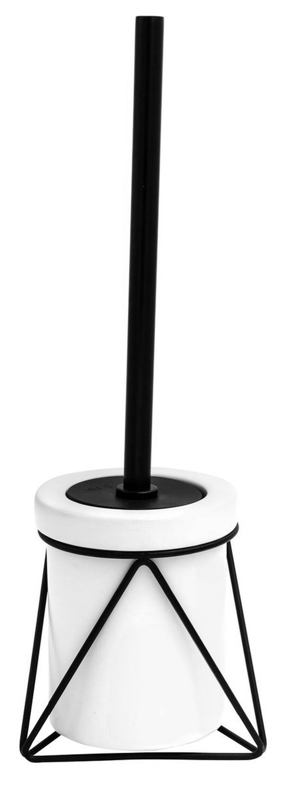 RIDDER MILA toilet brush, black/ceramics