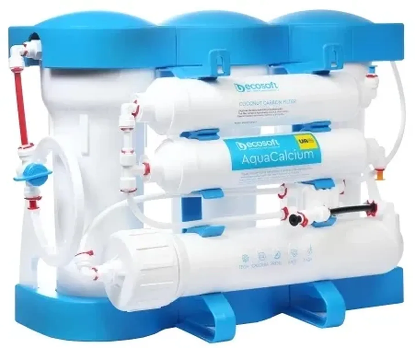 Фильтр обратного осмоса Ecosoft P'URE AquaCalcium MO675MACPUREECO с дополнительным комплектом картриджей