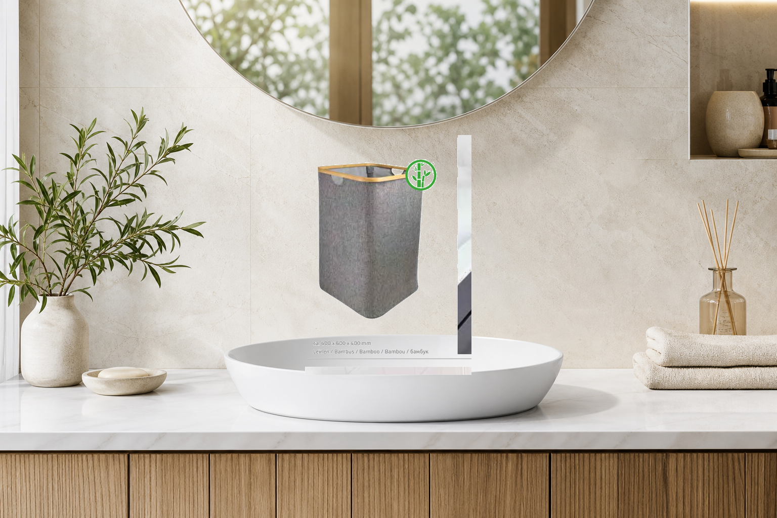 AI-assisted environment illustration; primary product image preserved