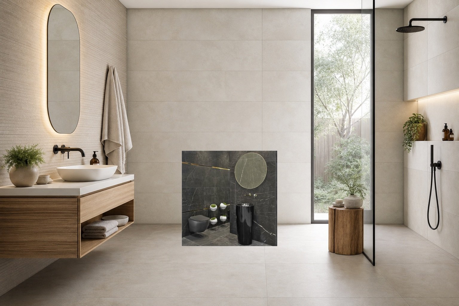 AI-assisted environment illustration; exact product image preserved