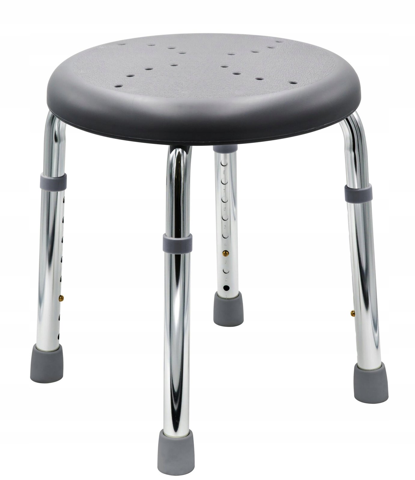 RIDDER Go height-adjustable bathroom stool, grey