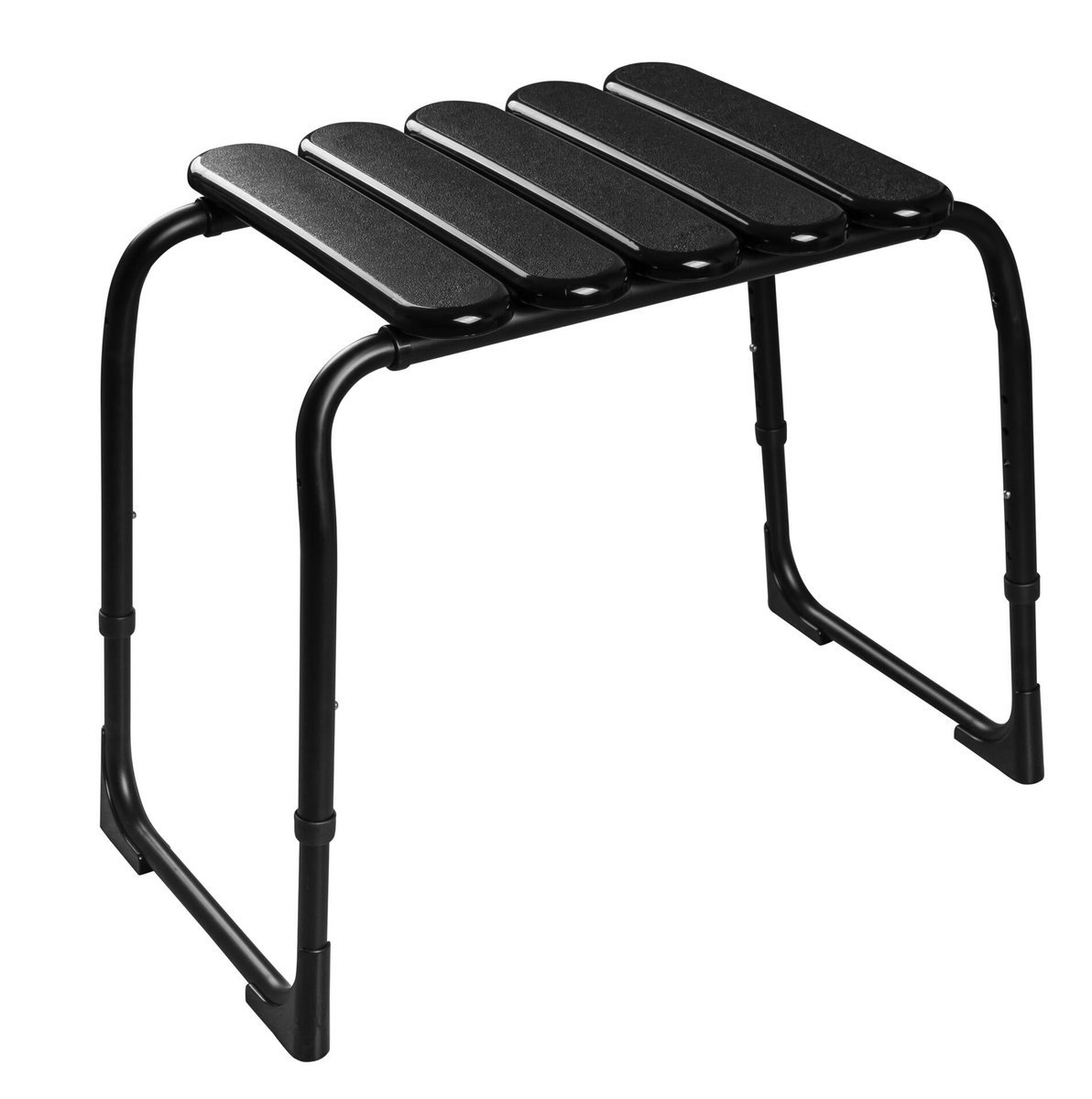 RIDDER HANDICAP bathroom stool, adjustable height, black