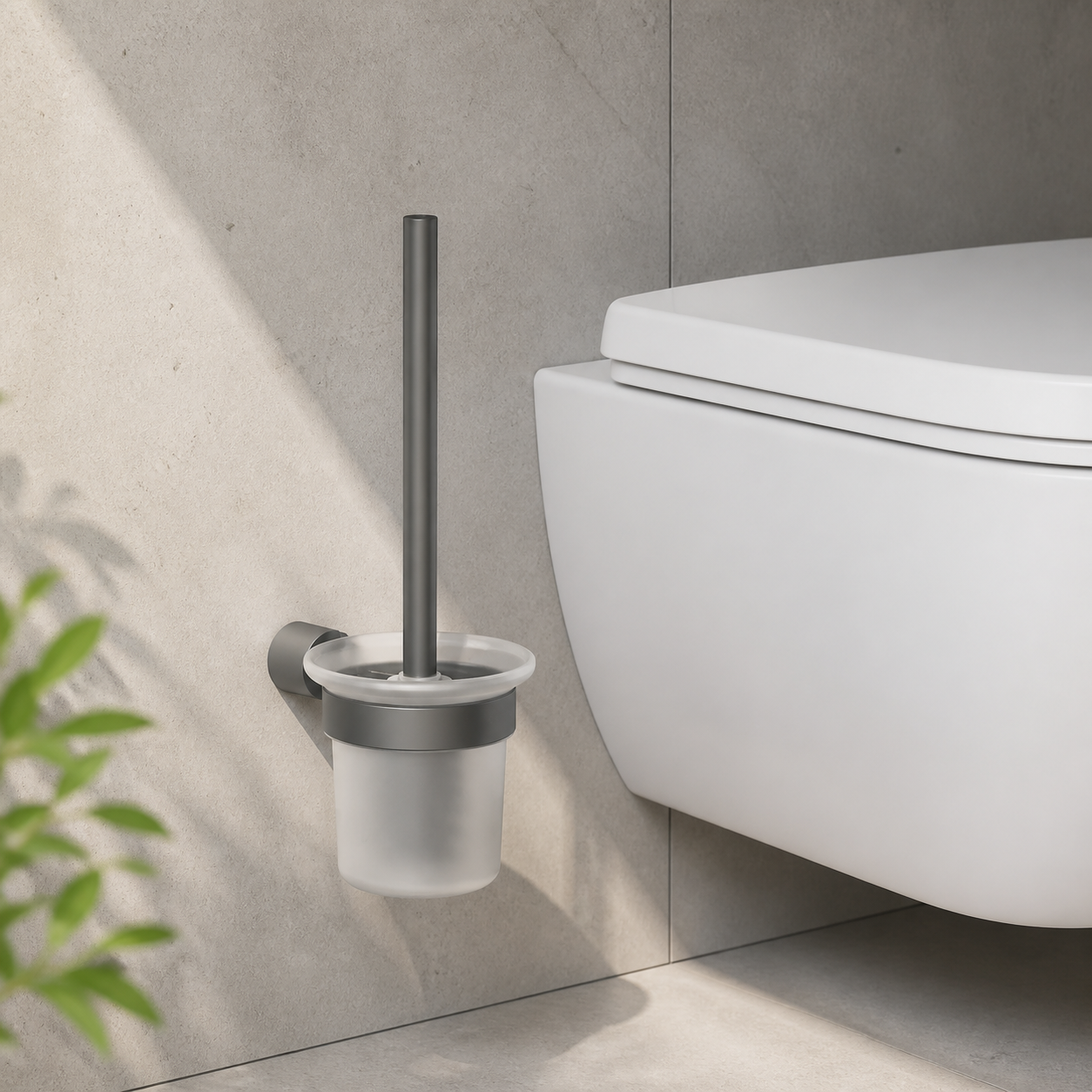 Deante accessory 200 installed bathroom scene