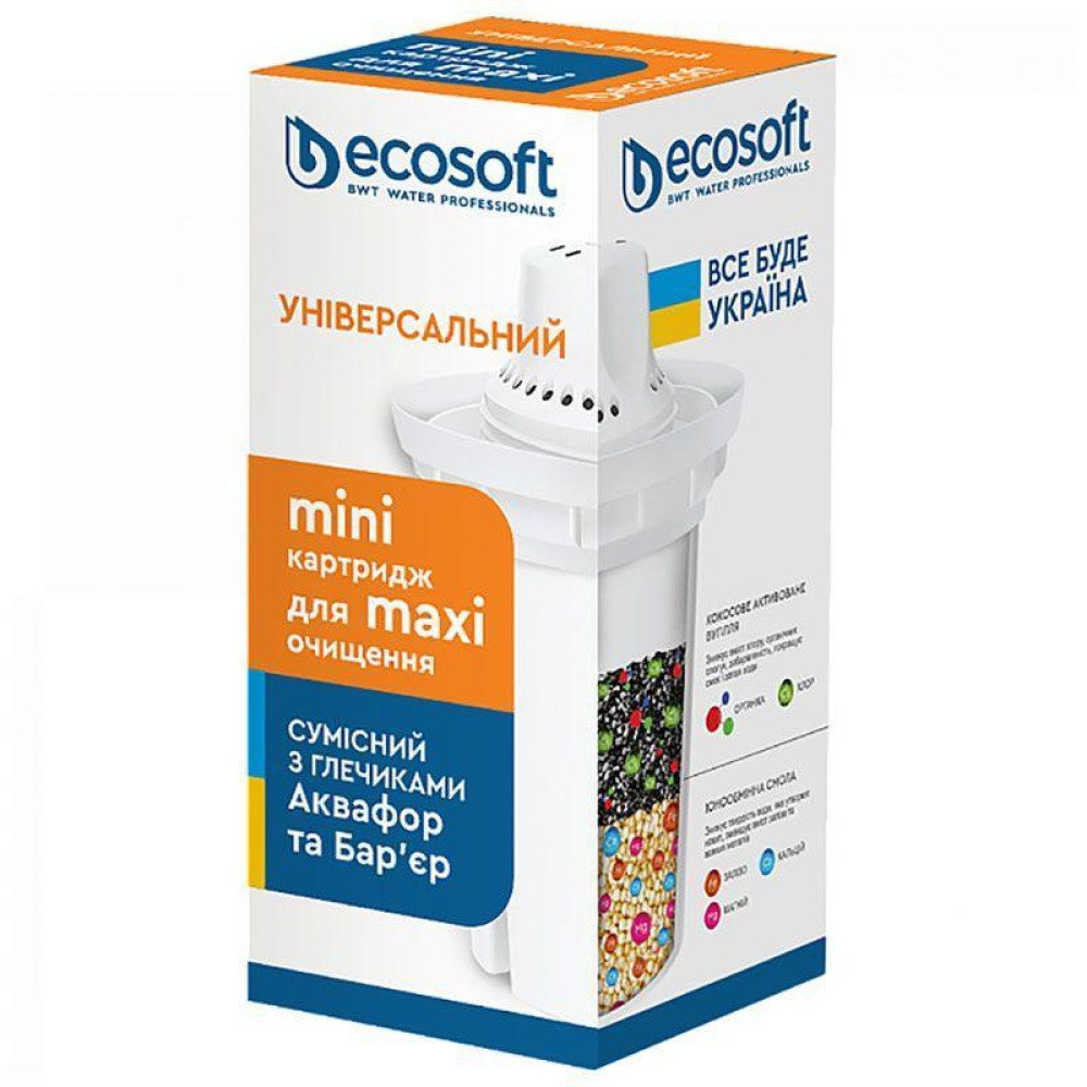 Универсальный картридж ECOSOFT для фильтров-кувшинов CRVKABECO