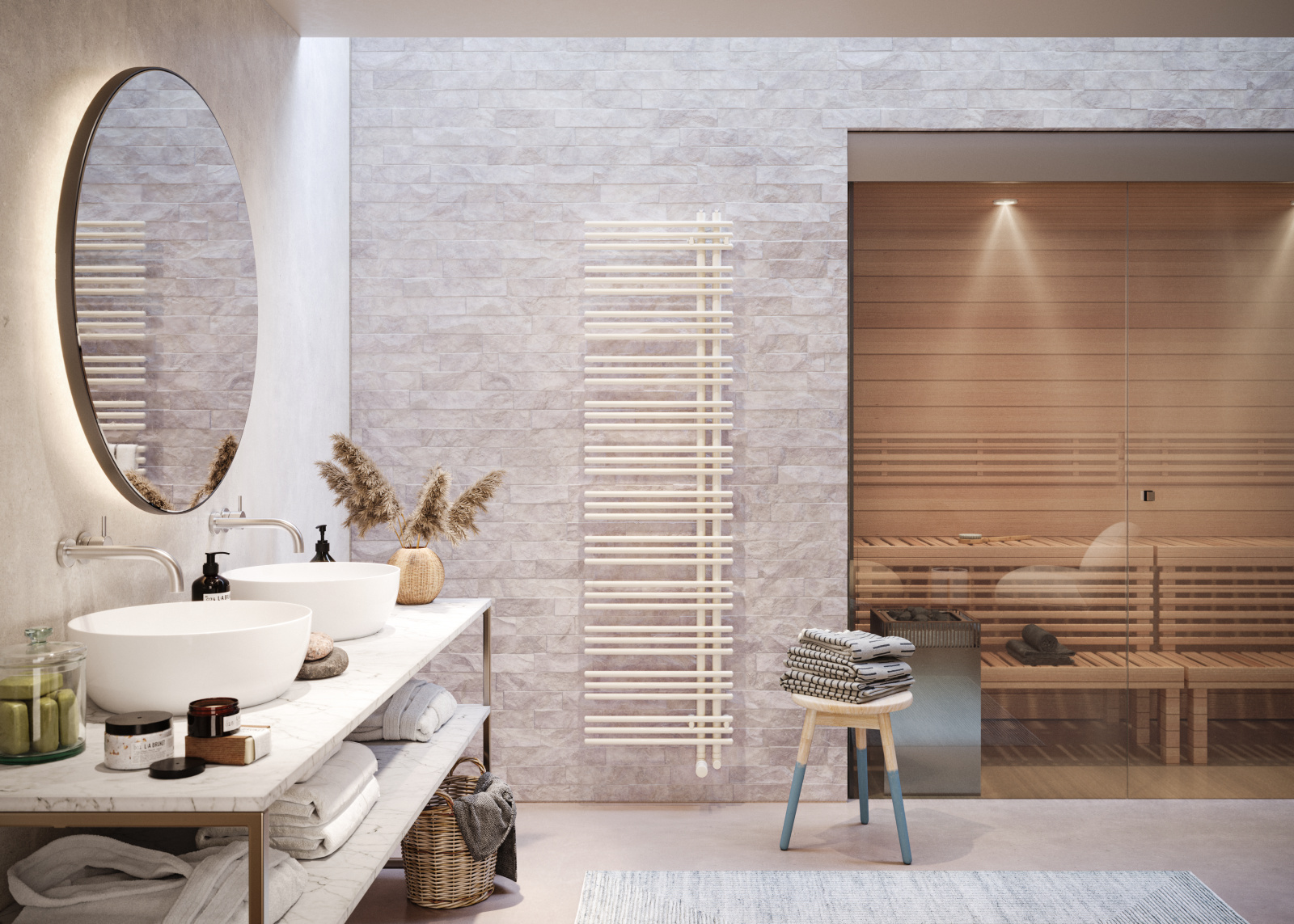 Полотенцесушитель Zehnder Yucca Asym